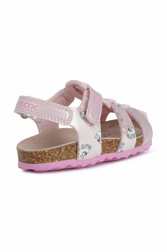 roza Geox otroški sandali