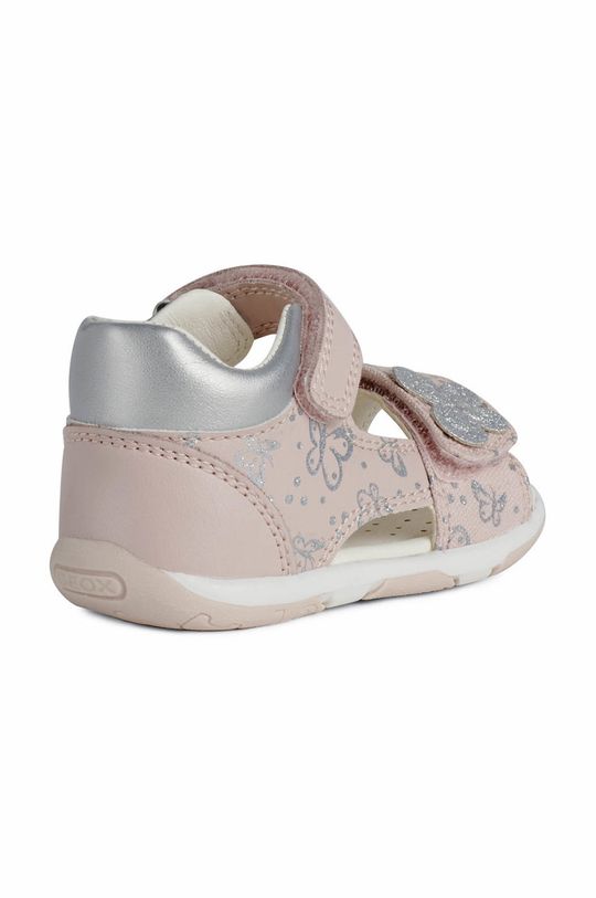 pastelově růžová Dětské sandály Geox