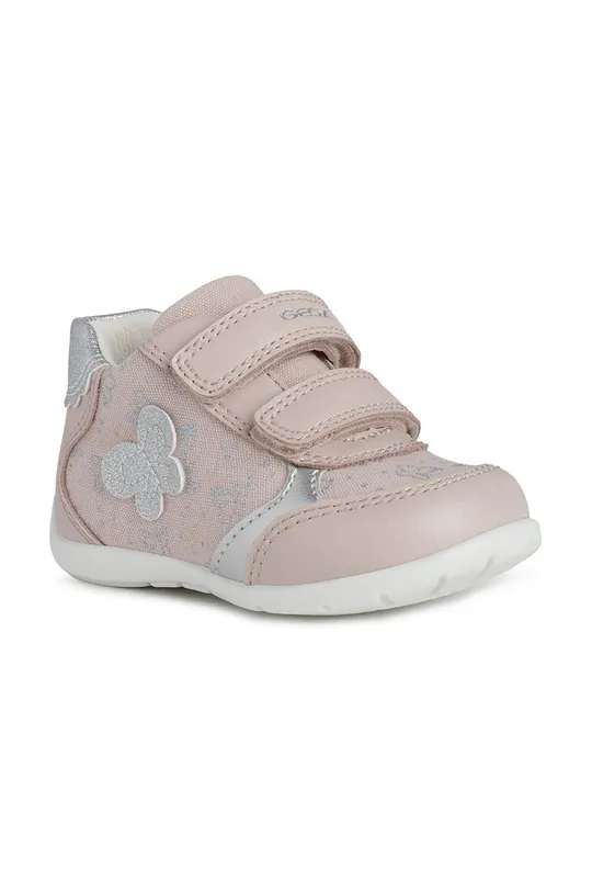 Dětské boty Geox pastelově růžová