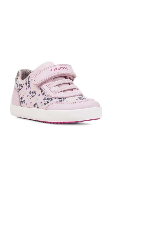 różowy Geox sneakersy dziecięce x Disney Dziewczęcy