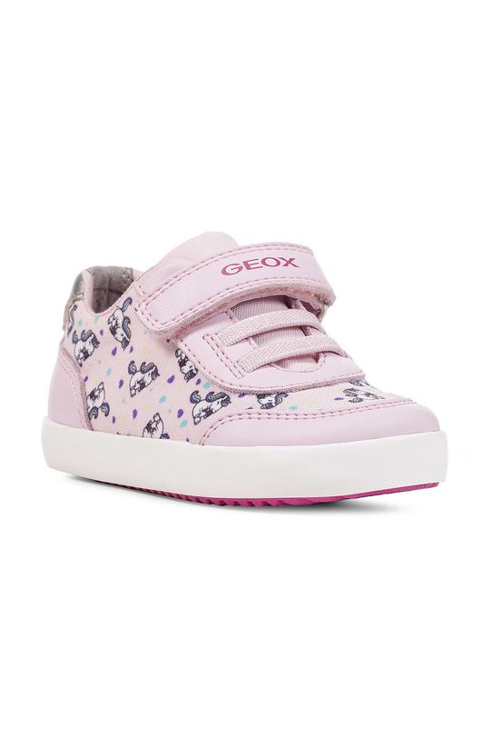 pastelowy różowy Geox sneakersy dziecięce Dziewczęcy