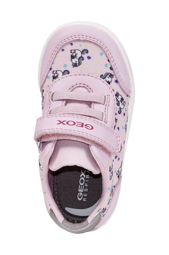 pastelowy różowy Geox sneakersy dziecięce