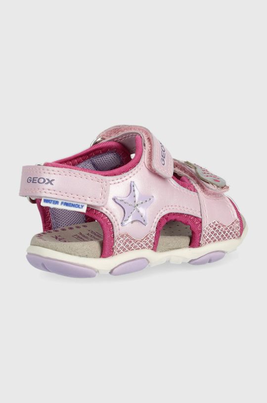 Dětské sandály Geox pastelově růžová