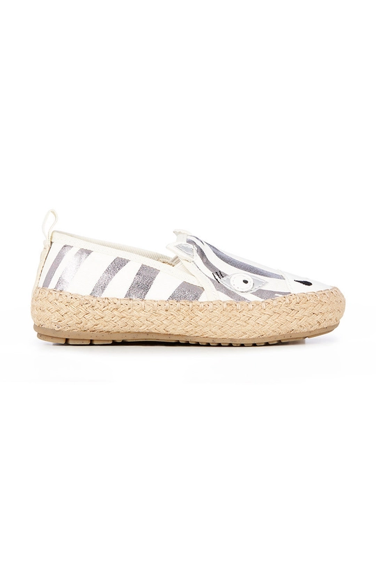 biały Emu Australia espadryle dziecięce Zebra Nest Dziewczęcy