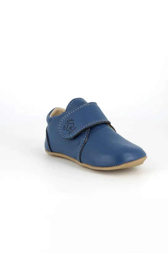Дитячі шкіряні туфлі Primigi темно-синій