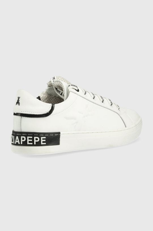 Patrizia Pepe sneakersy skórzane dziecięce biały