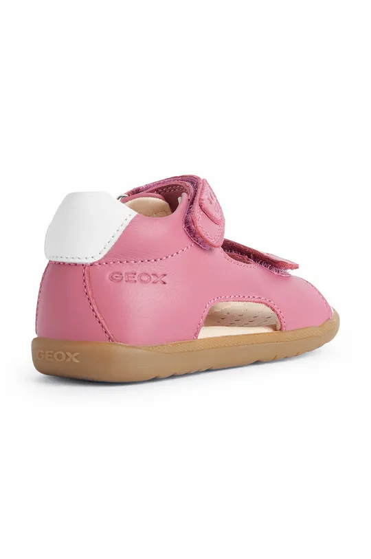 roza Geox otroški usnjeni sandali
