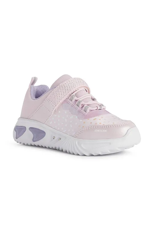 Dětské sneakers boty Geox pastelově růžová