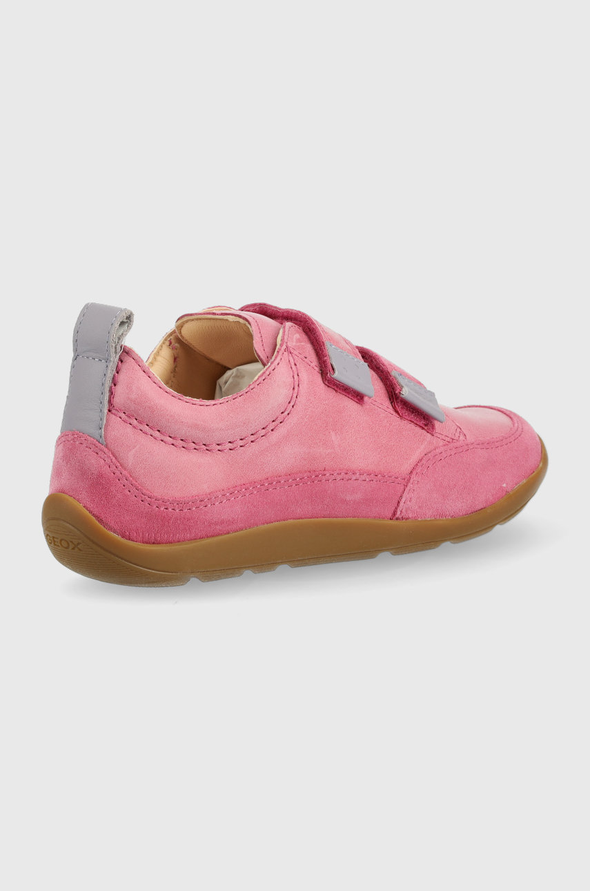 Geox sneakersy zamszowe dziecięce różowy