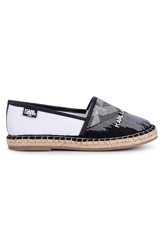 Karl Lagerfeld espadryle dziecięce Z19071.36.37 czarny