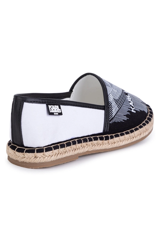 Karl Lagerfeld espadryle dziecięce Z19071.36.37 Cholewka: Materiał syntetyczny, Materiał tekstylny, Wnętrze: Materiał tekstylny, Podeszwa: Materiał syntetyczny