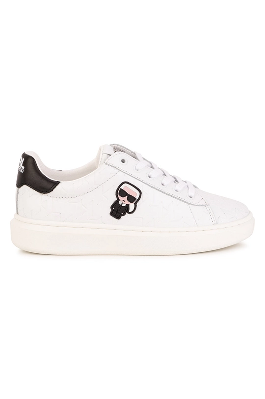 Karl Lagerfeld buty skórzane dziecięce Z19076.33.35 biały