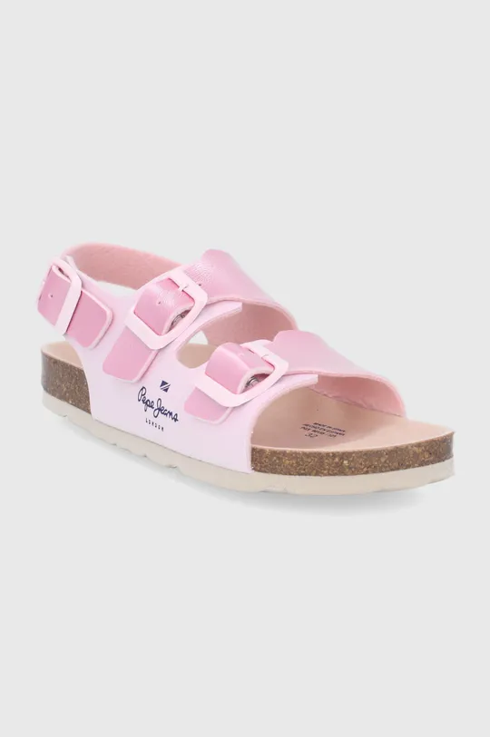 Дитячі сандалі Pepe Jeans рожевий