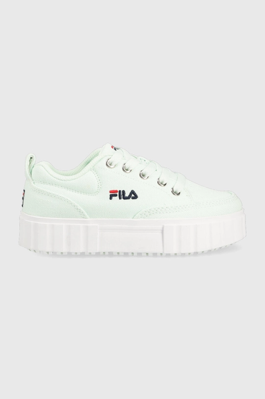 бирюзовый Детские кеды Fila Для девочек