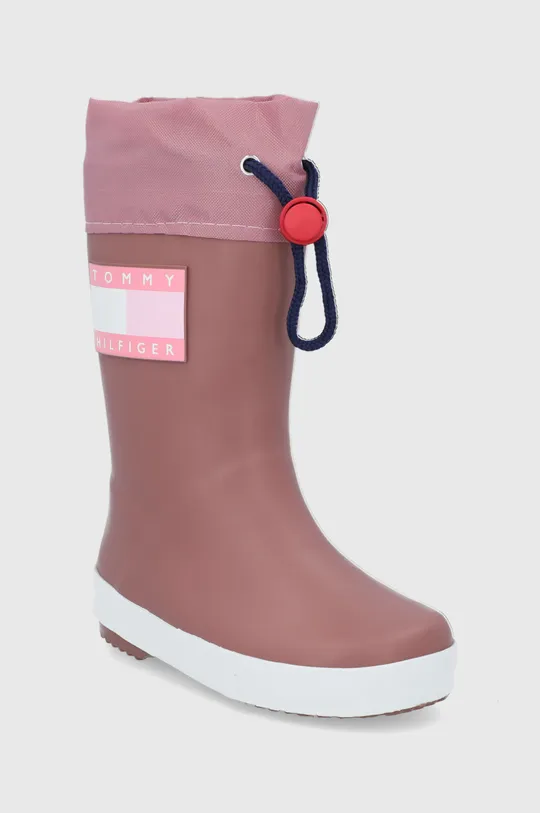 Tommy Hilfiger stivali da pioggia rosa