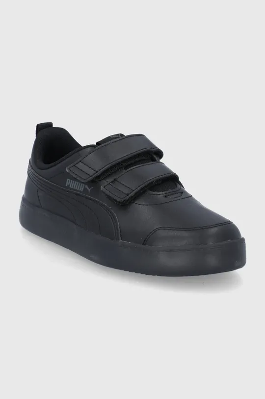 Puma - Παιδικά παπούτσια Courtflex μαύρο