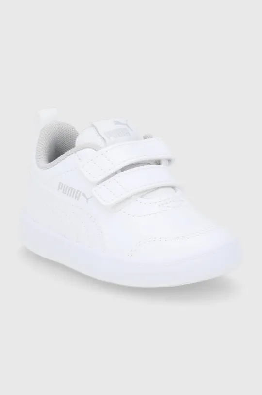 Puma buty dziecięce Courtflex 371544. biały
