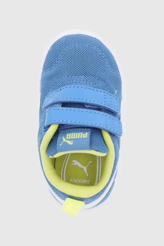 niebieski Puma buty dziecięce Courtflex v2 371759