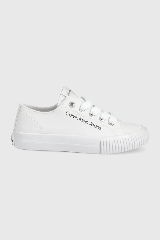 biały Calvin Klein Jeans tenisówki dziecięce V3X9.80126.28.34 Dziecięcy