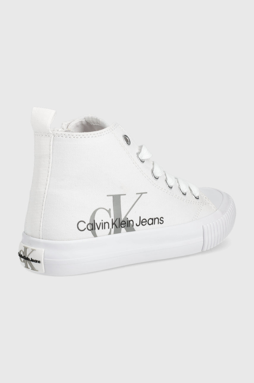 Dětské tenisky Calvin Klein Jeans bílá