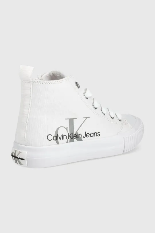 Otroške superge Calvin Klein Jeans bela
