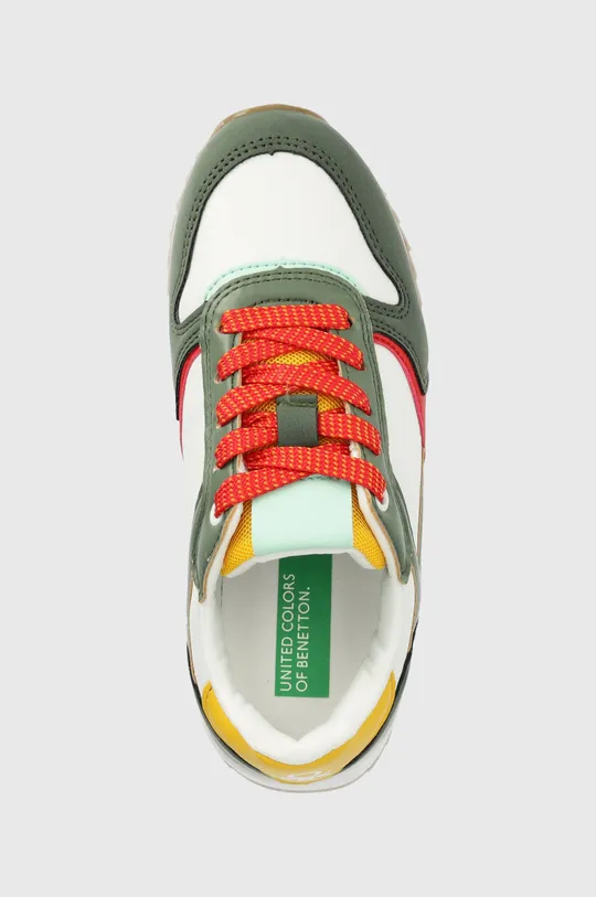 zielony United Colors of Benetton sneakersy dziecięce