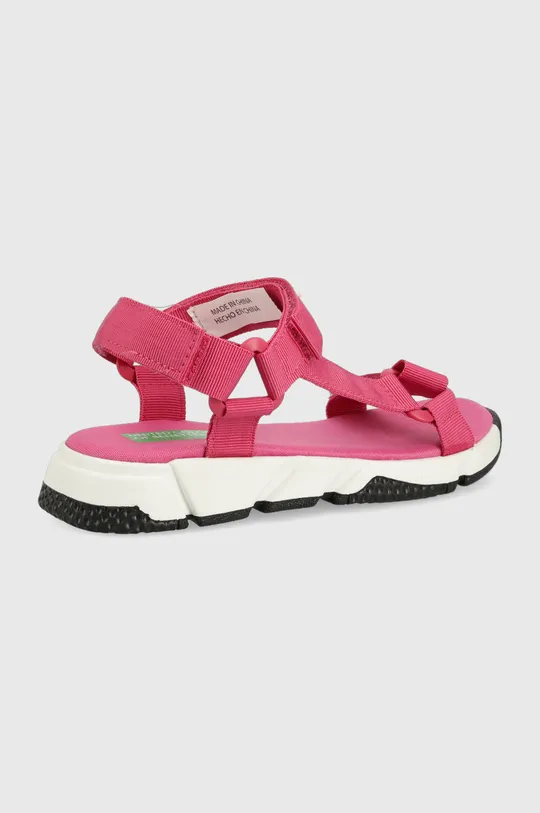 Otroški sandali United Colors of Benetton roza