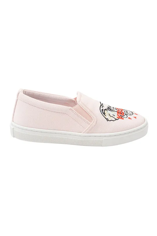 Παιδικά πάνινα παπούτσια Kenzo Kids ροζ