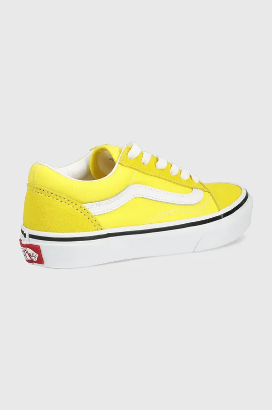 Παιδικά πάνινα παπούτσια Vans κίτρινο