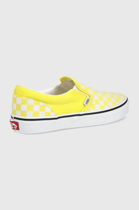 Παιδικά πάνινα παπούτσια Vans κίτρινο