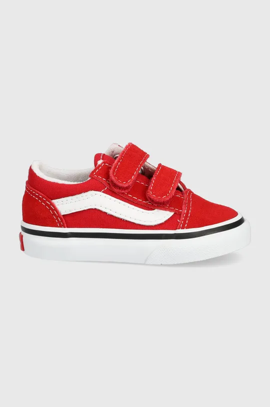 Παιδικά πάνινα παπούτσια Vans κόκκινο
