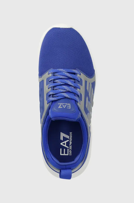 niebieski EA7 Emporio Armani sneakersy dziecięce XSX018.XOT44.Q489