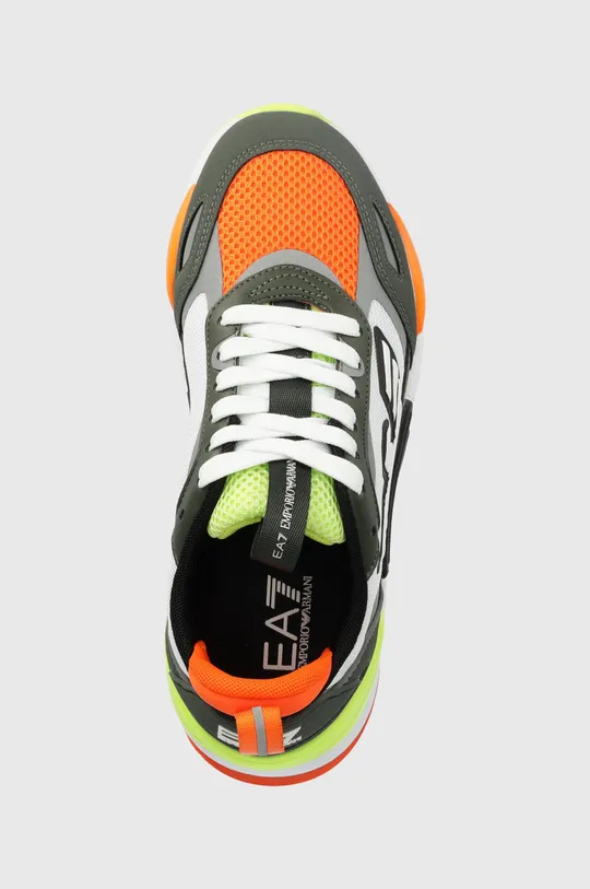 zielony EA7 Emporio Armani sneakersy dziecięce XSX020.XOT47.Q492