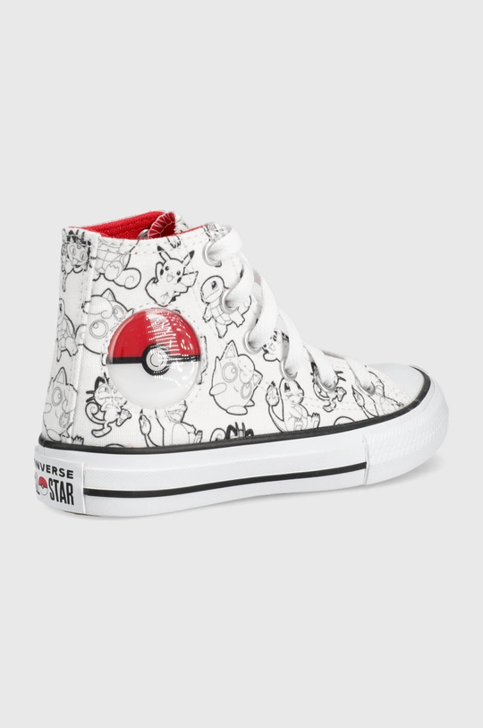 Converse trampki dziecięce x Pokemon biały