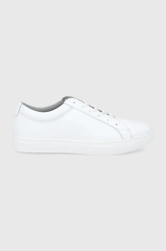 λευκό Jack & Jones - Δερμάτινα παπούτσια Ανδρικά