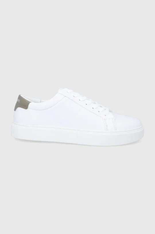 λευκό Calvin Klein - Δερμάτινα παπούτσια Ανδρικά