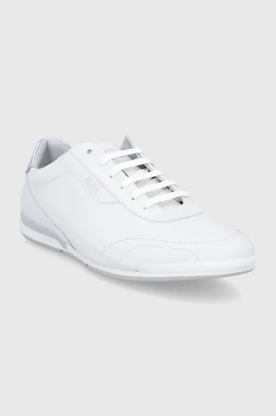 Boss buty skórzane Saturn 50464427.100 biały