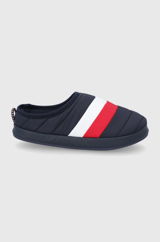 granatowy Tommy Hilfiger Kapcie Męski