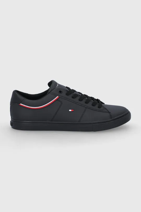 czarny Tommy Hilfiger buty skórzane Męski