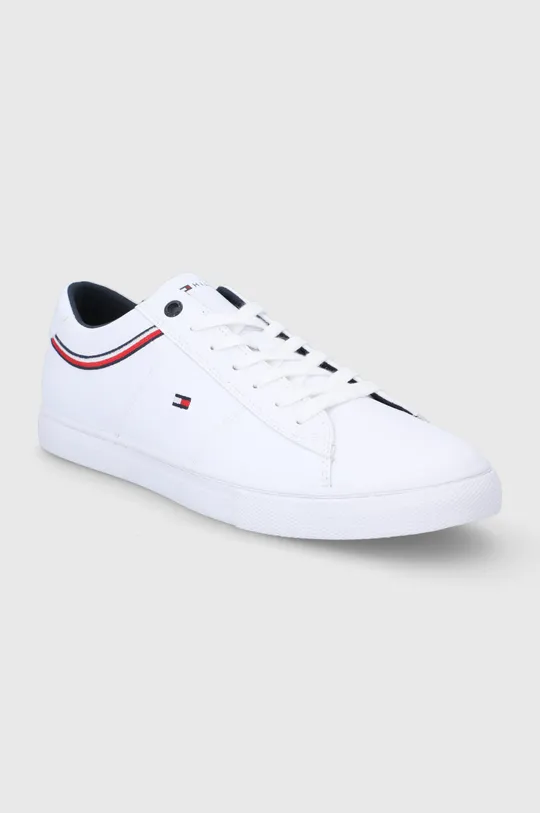 Δερμάτινα παπούτσια Tommy Hilfiger λευκό