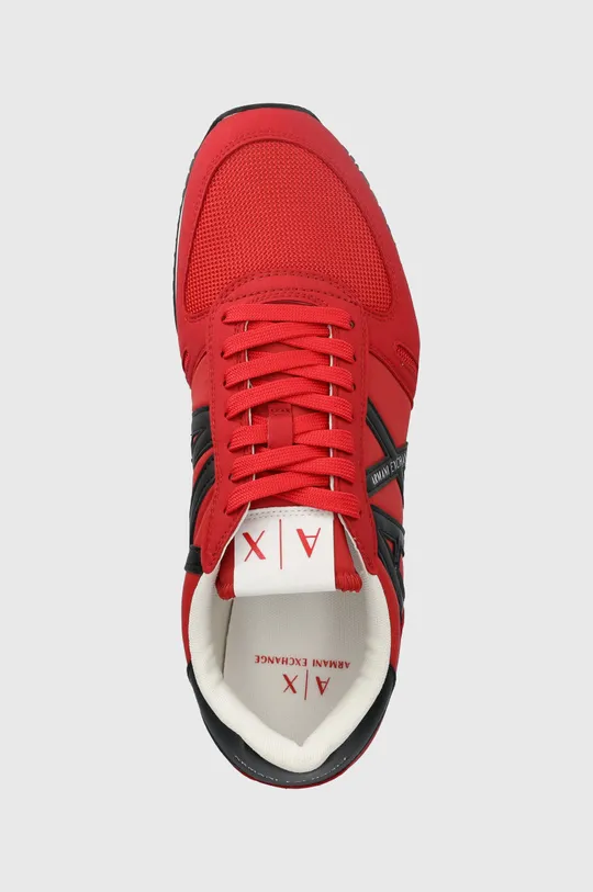 piros Armani Exchange sportcipő