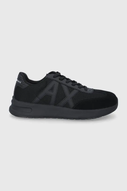 czarny Armani Exchange buty XUX071.XV527.K001 Męski