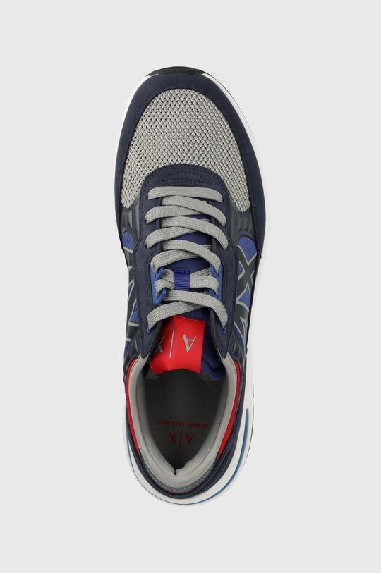 námořnická modř Sneakers boty Armani Exchange