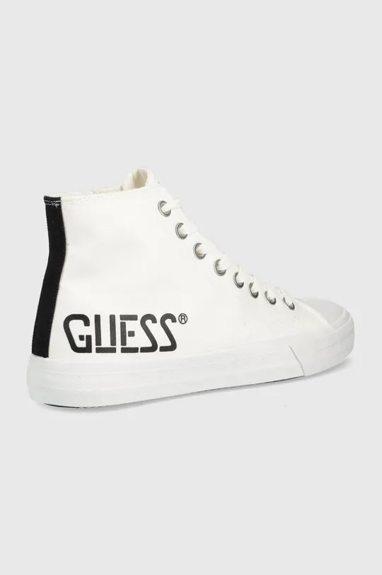 Πάνινα παπούτσια Guess Ederle λευκό