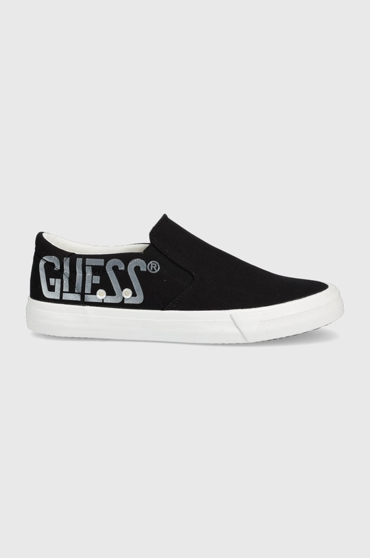 μαύρο Πάνινα παπούτσια Guess Ederle Ανδρικά