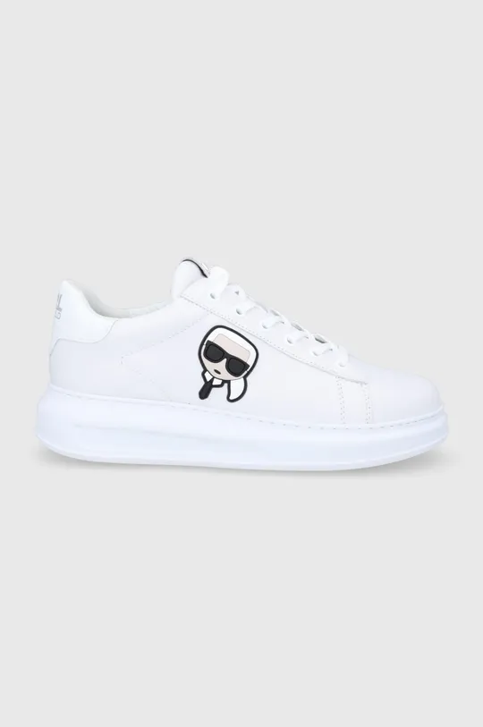 λευκό Δερμάτινα παπούτσια Karl Lagerfeld KAPRI MENS Ανδρικά