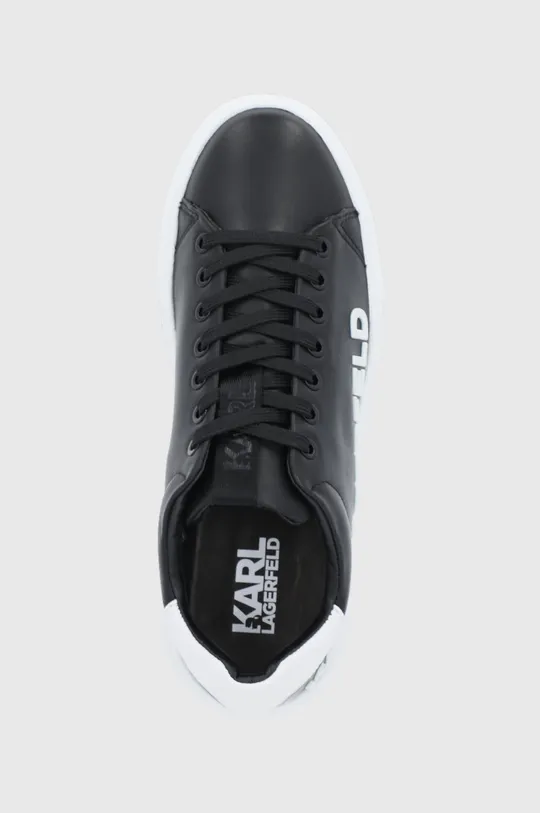 czarny Karl Lagerfeld buty skórzane MAXI KUP KL52225.001