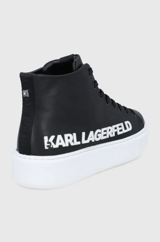 Karl Lagerfeld buty skórzane MAXI KUP KL52255.001 Cholewka: Skóra naturalna, Wnętrze: Materiał syntetyczny, Podeszwa: Materiał syntetyczny