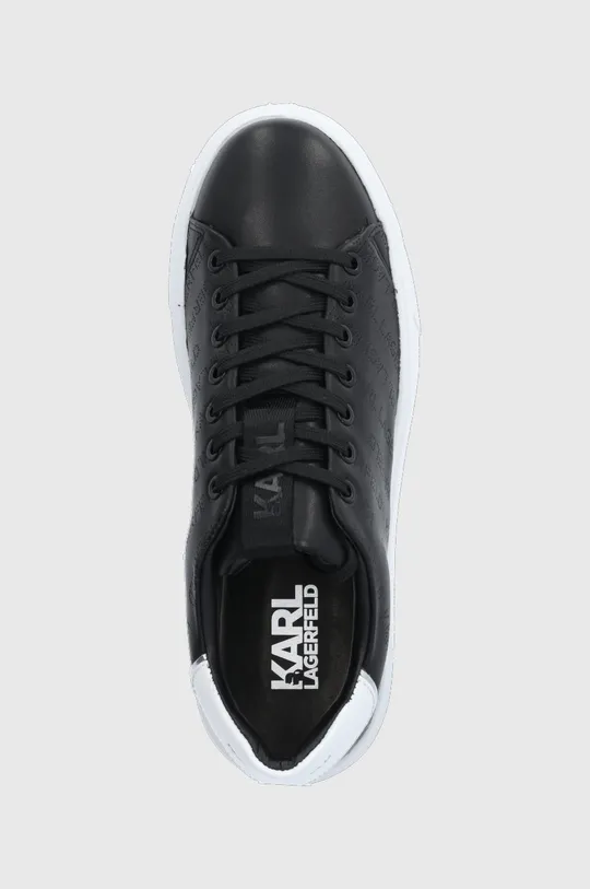 μαύρο Δερμάτινα παπούτσια Karl Lagerfeld Maxi Kup