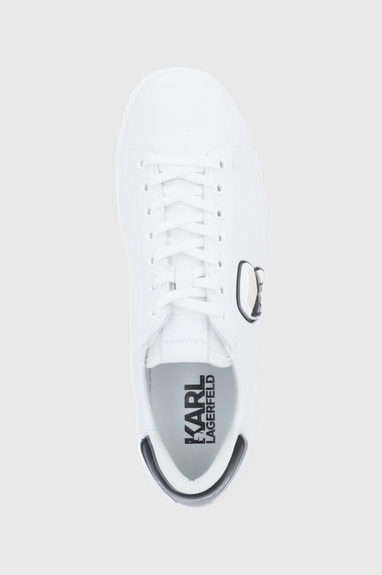 biela Kožená obuv Karl Lagerfeld Kupsole Iii